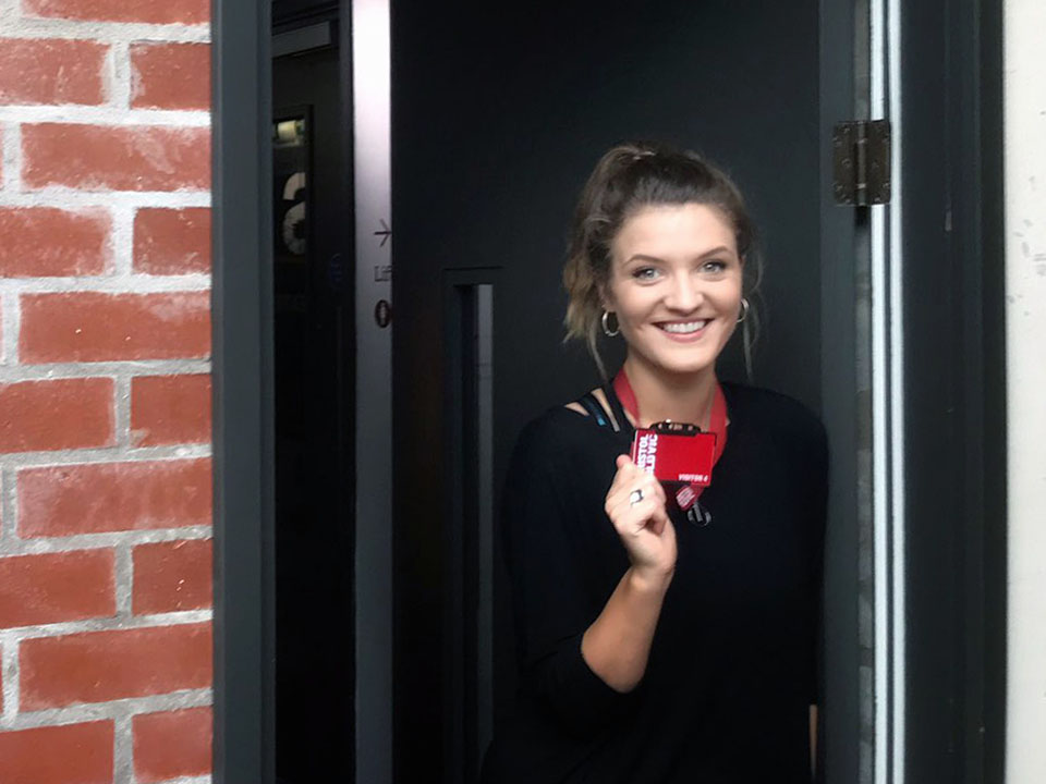 Sophie teaching at bristol Old Vic