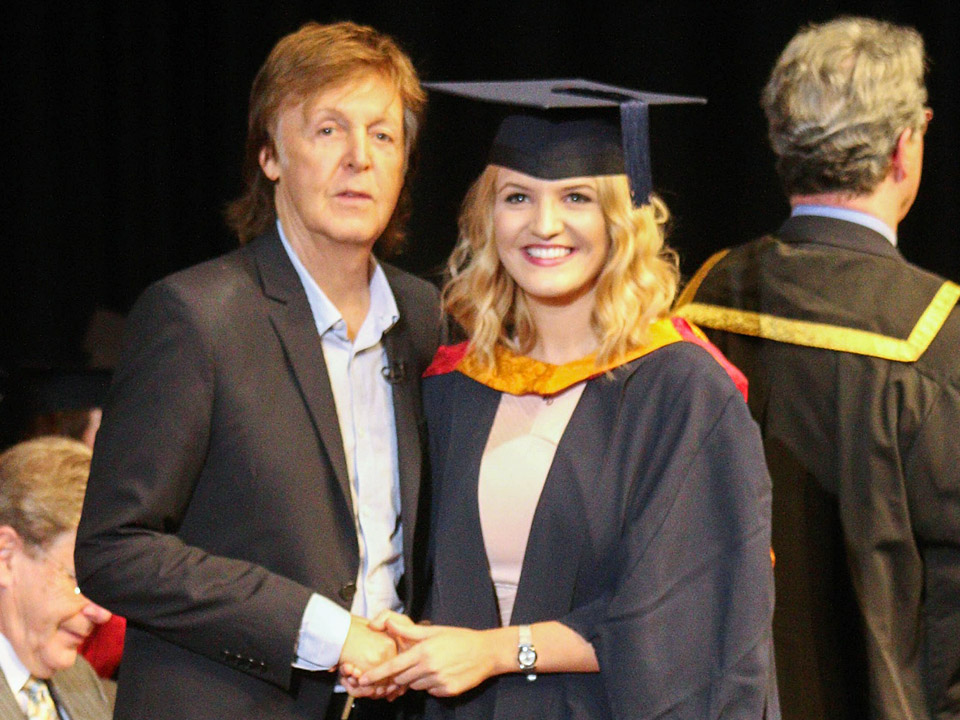 LIPA Graduation - Sophie and Paul McCartney